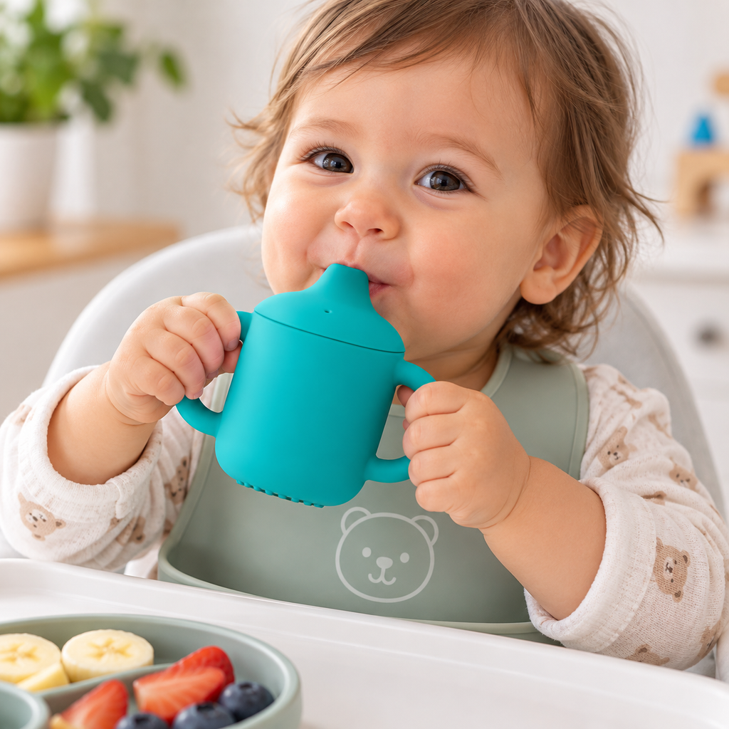 Learning Cup with Handles – Teal