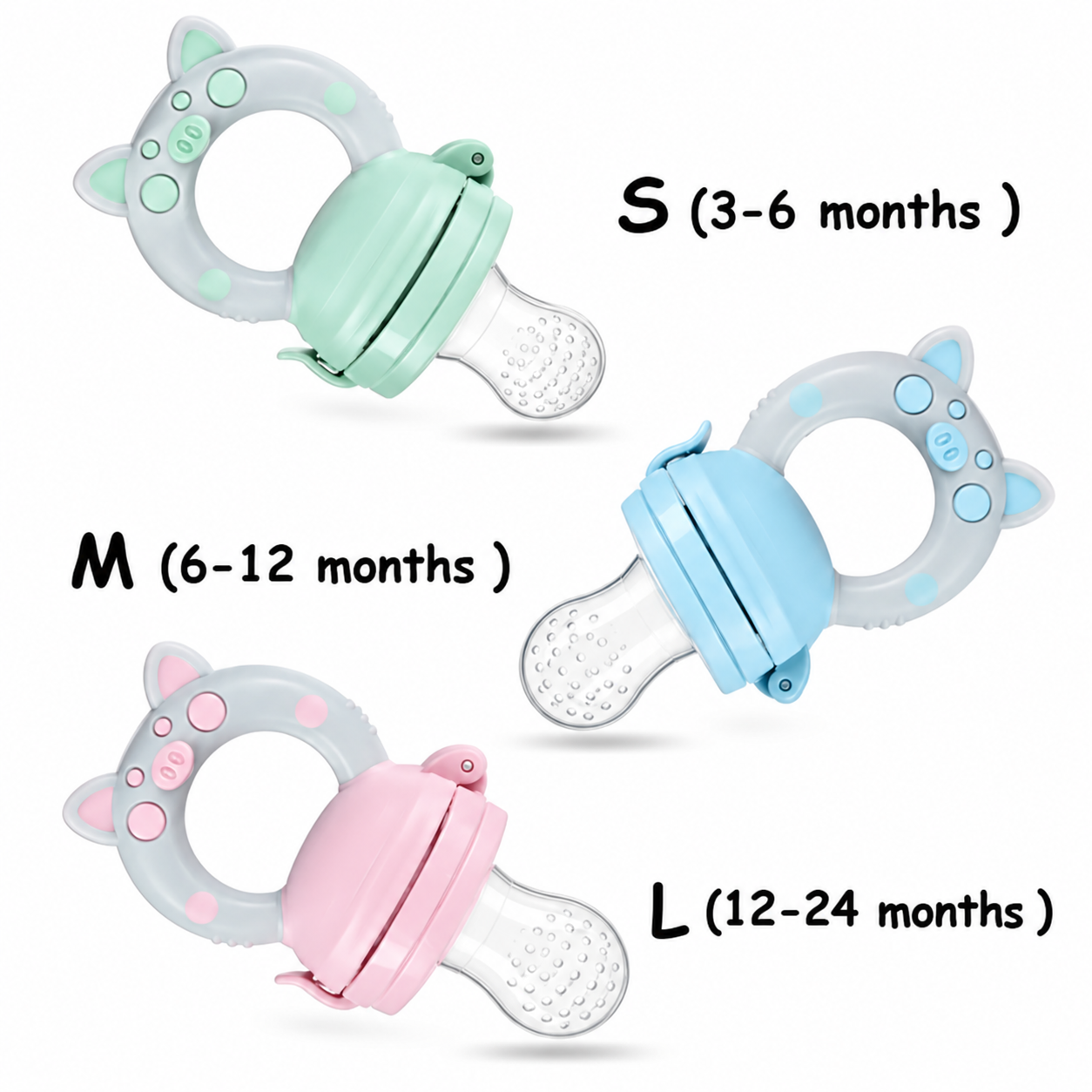 Fruit Feeder Pacifier – Silicone Teether & Fruit Feeder (2-in-1)