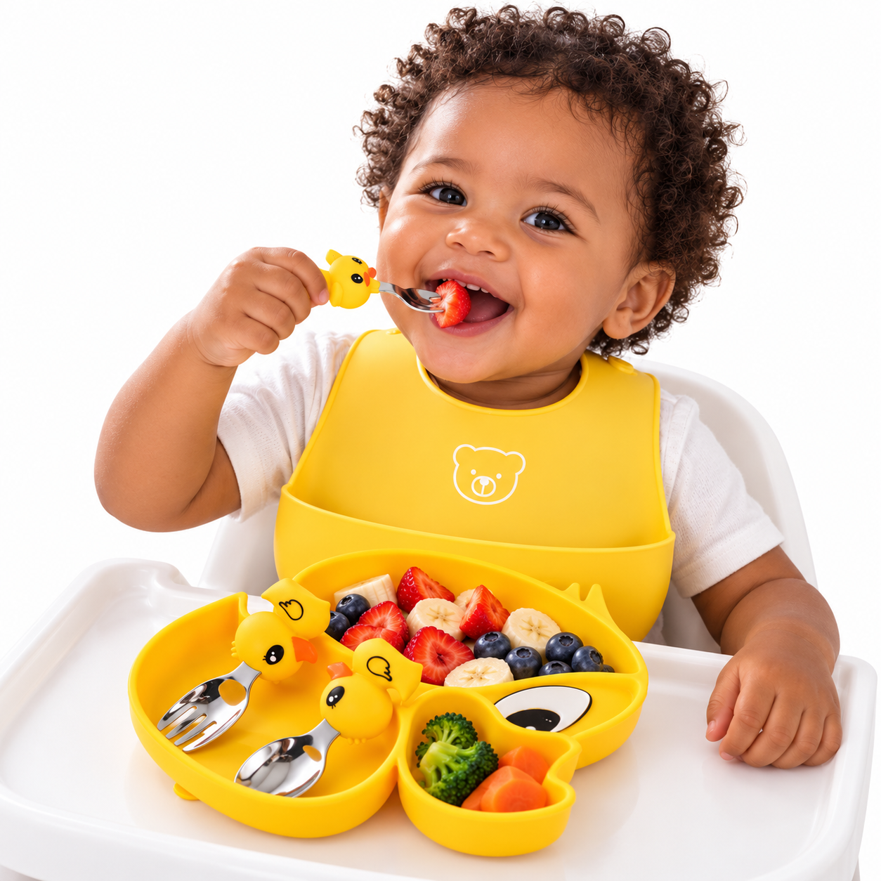 Silicone Suction Bowl & Utensil Set
