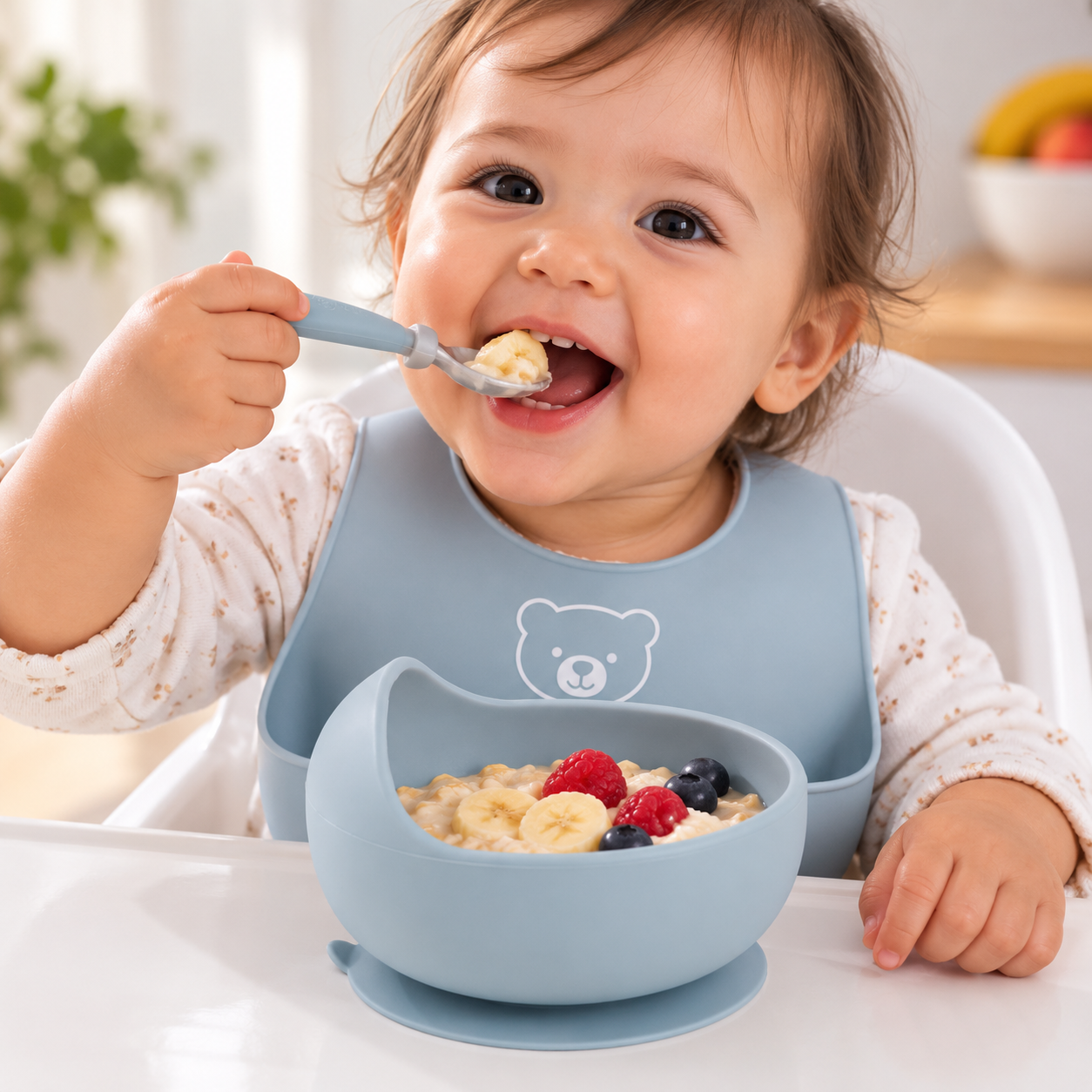 Silicone Baby Suction Plate
