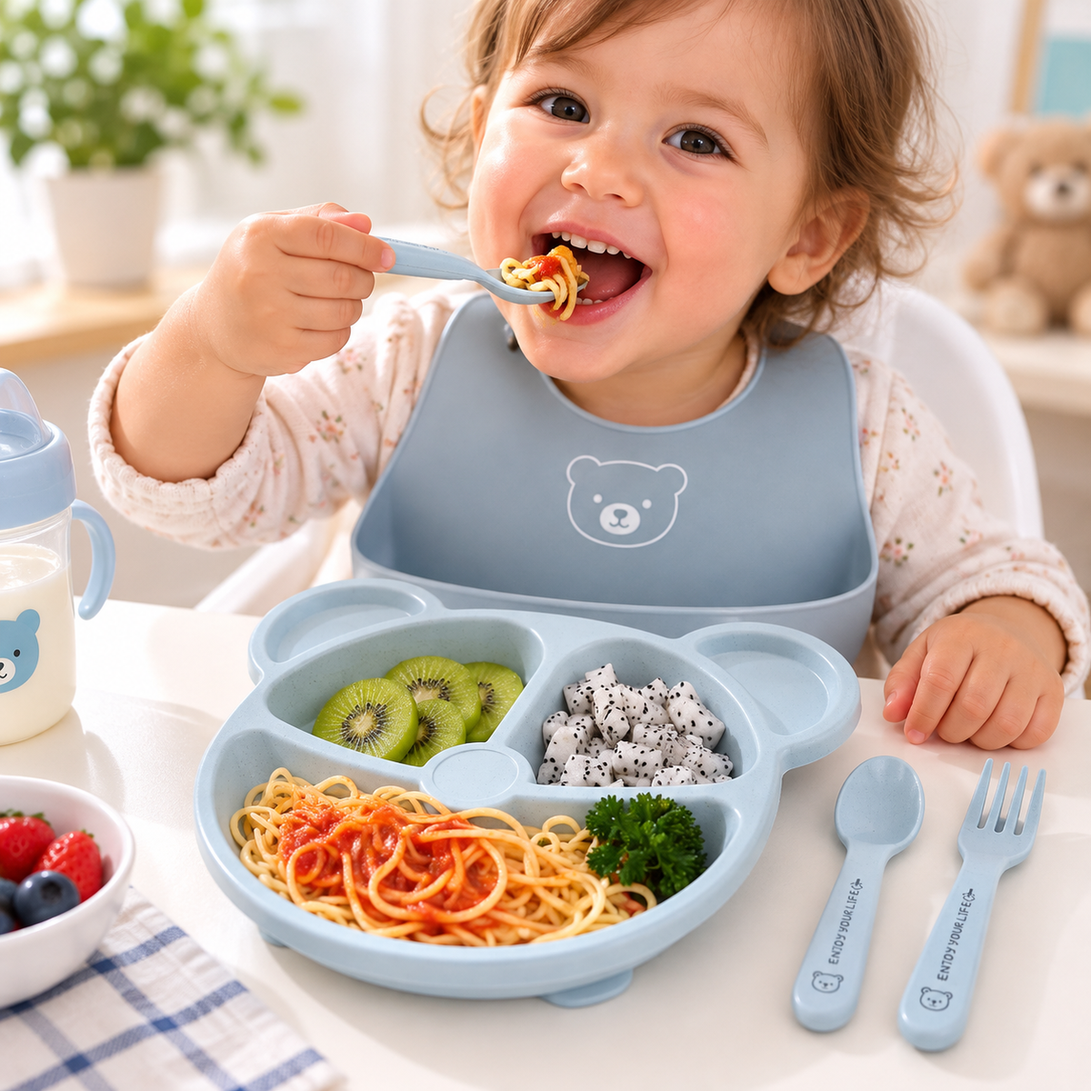 Wheat Straw Tableware Set