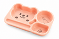 Bear Divided Suction Plate – Stay-Put Silicone Plate for Baby-Led Weaning