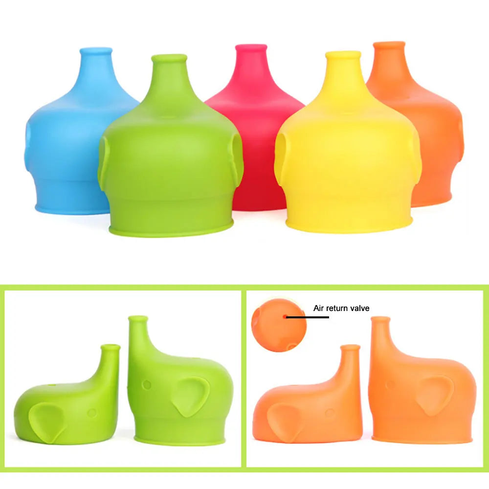 GABYSTEE™ Elephant Silicone Cup Lids for Kids