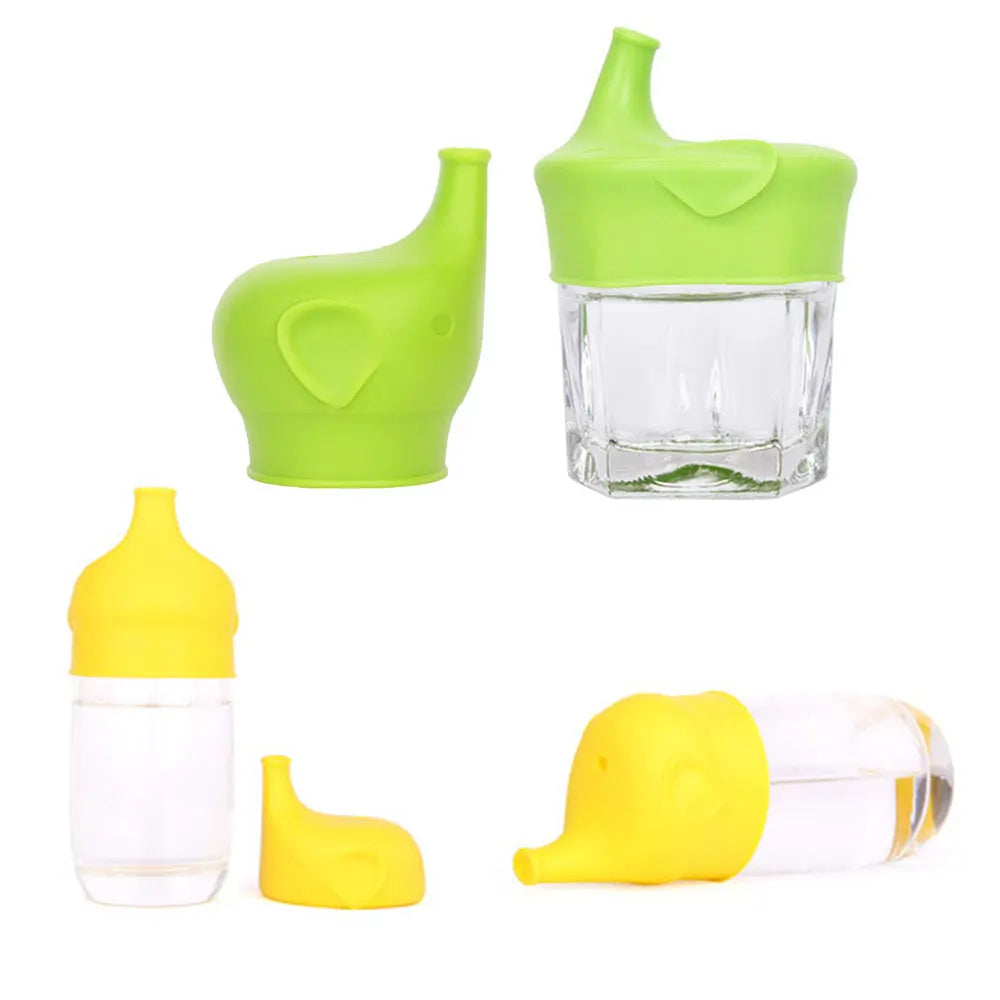 GABYSTEE™ Elephant Silicone Cup Lids for Kids