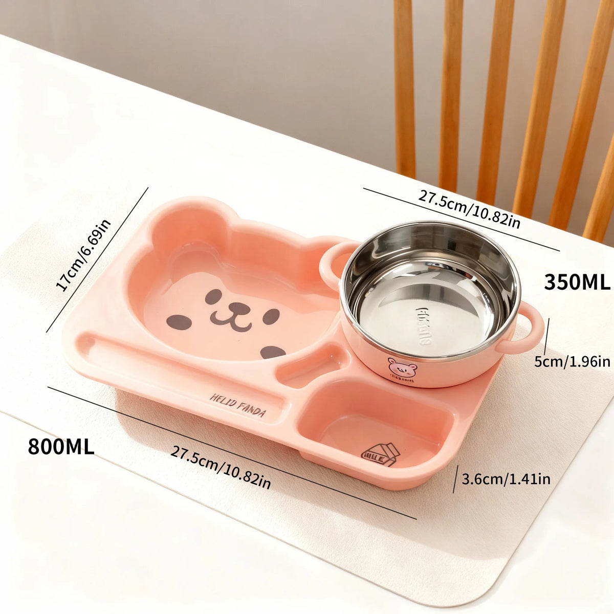 GABYSTEE™ Kids Divided Dinner Plate