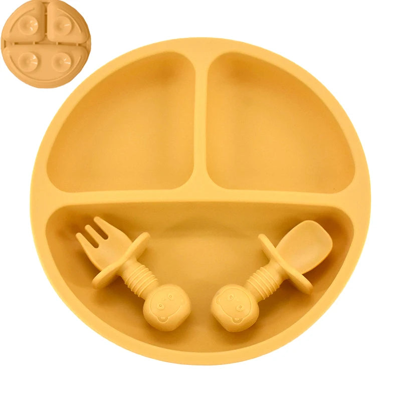 GABYSTEE™ Smile Face Silicone Tableware Set