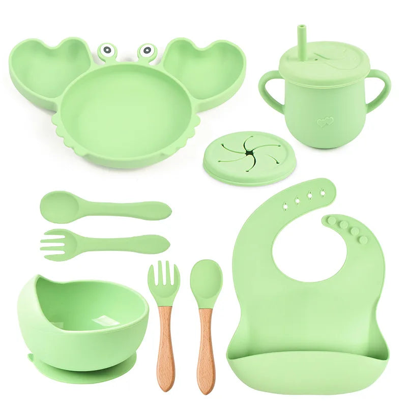 GABYSTEE™ Silicone Crab Suction Bowl & Tableware Set