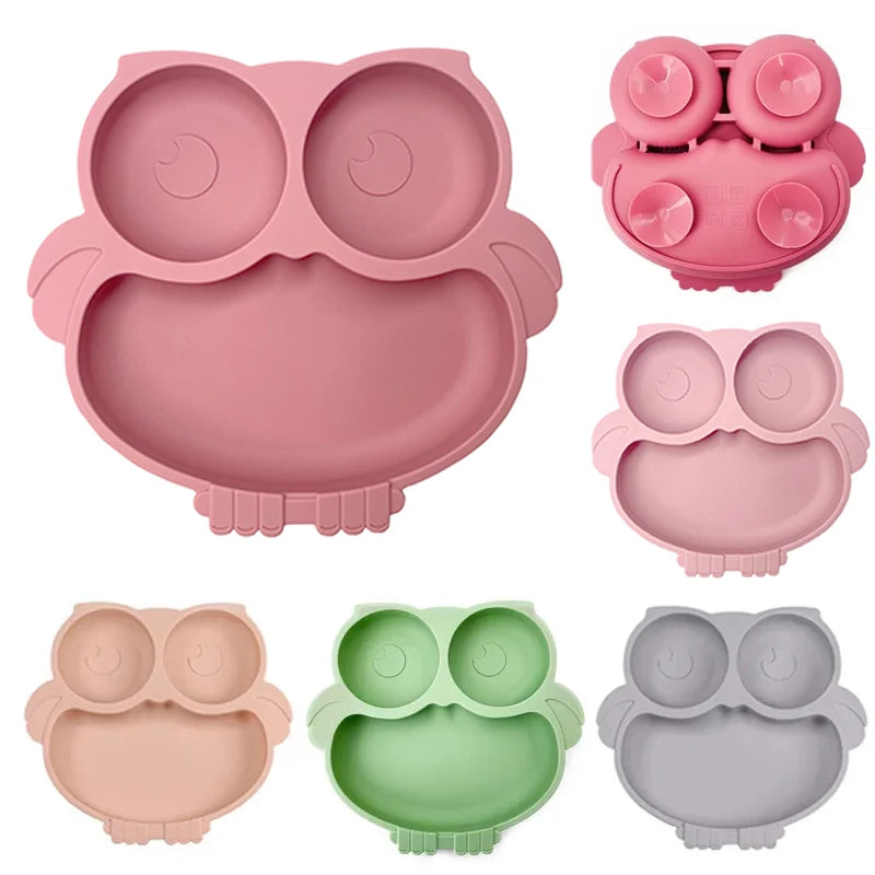 GABYSTEE™ Owl Silicone Suction Plate