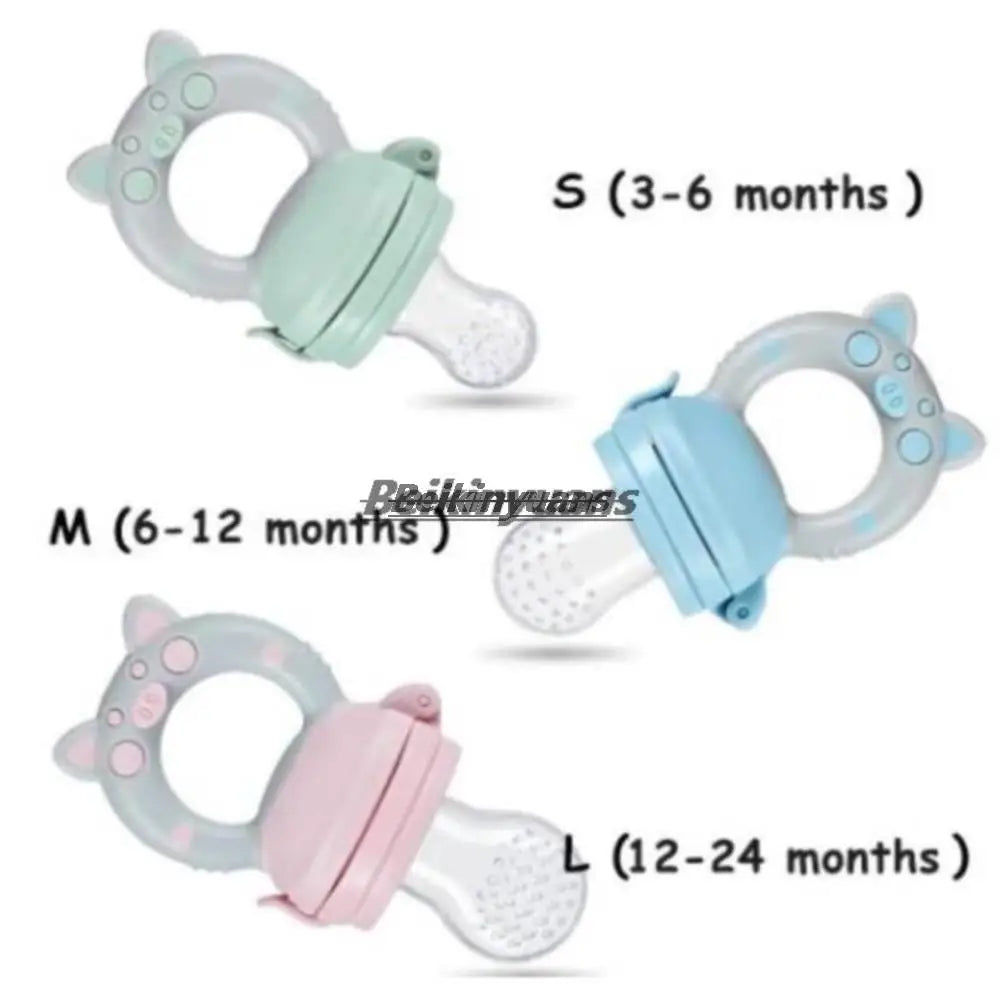 GABYSTEE™ Silicone Fruit & Veggie Baby Teether Pacifier