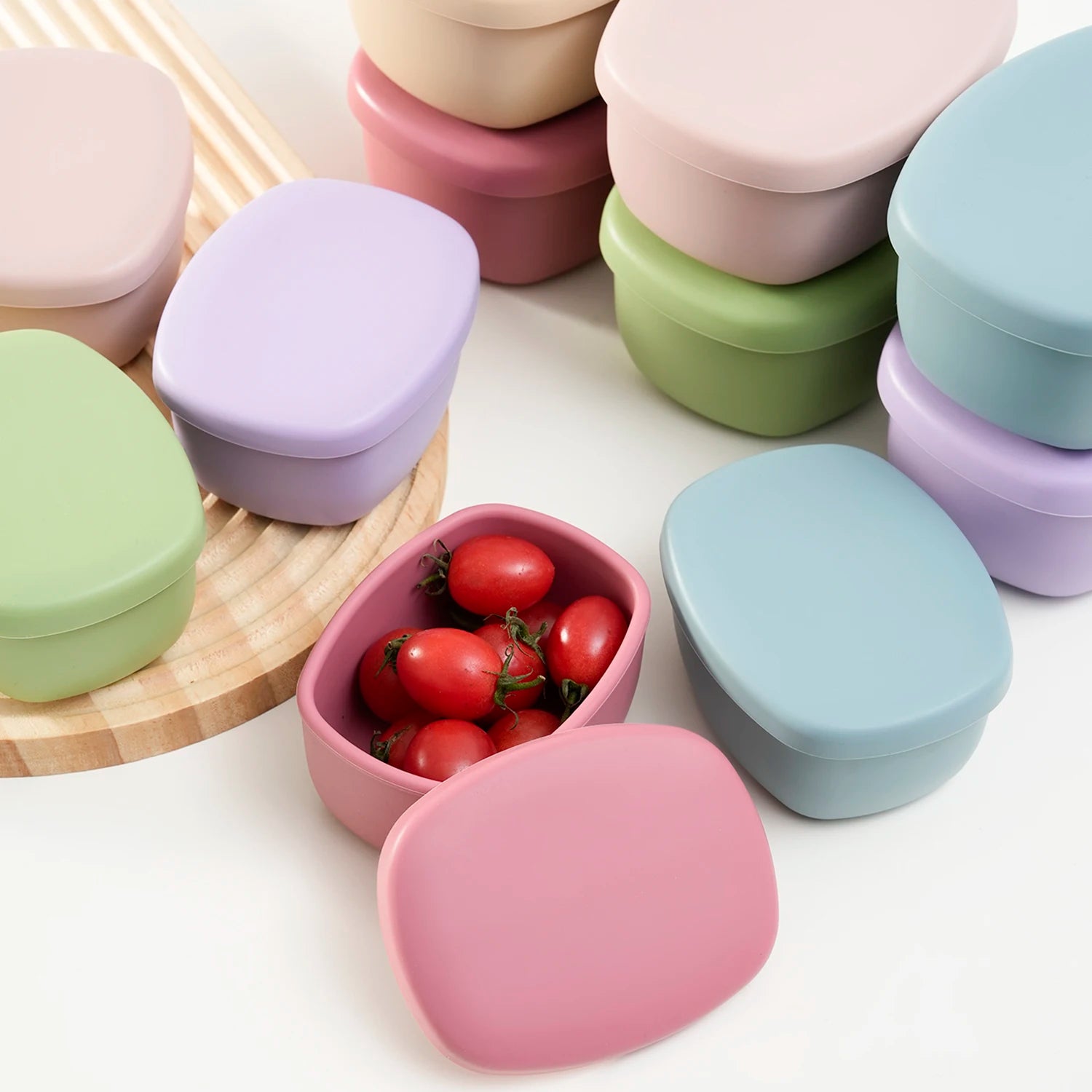 GABYSTEE™ Baby Food Storage Containers with Lids – Set of 2, Leak-Proof