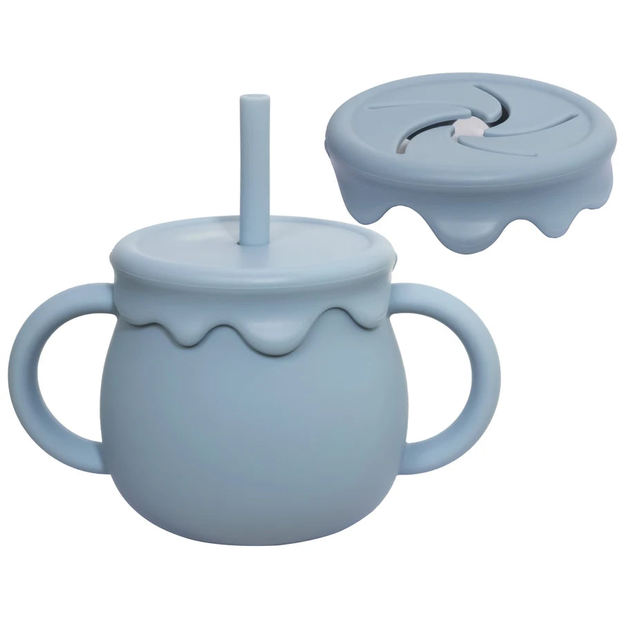 GABYSTEE™ Baby Sippy Cup & Solid Food Container – Portable Toddler Drinkware