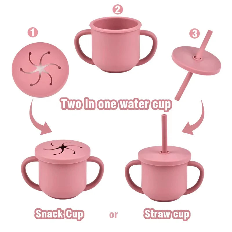 9-Piece BPA-Free Silicone Baby Feeding Set