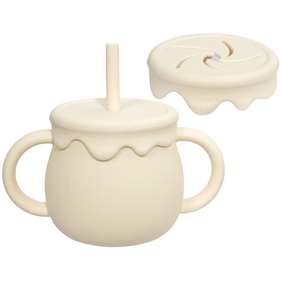 GABYSTEE™ Baby Sippy Cup & Solid Food Container – Portable Toddler Drinkware