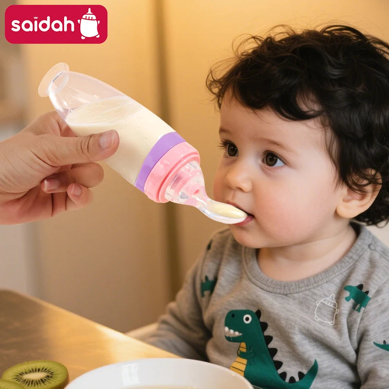 GABYSTEE™ Silicone Squeeze Food Feeder with Spoon