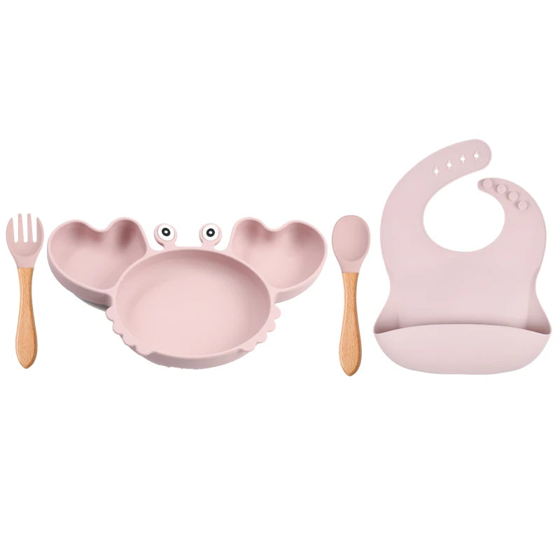 Crab Suction Bowl & Tableware Set