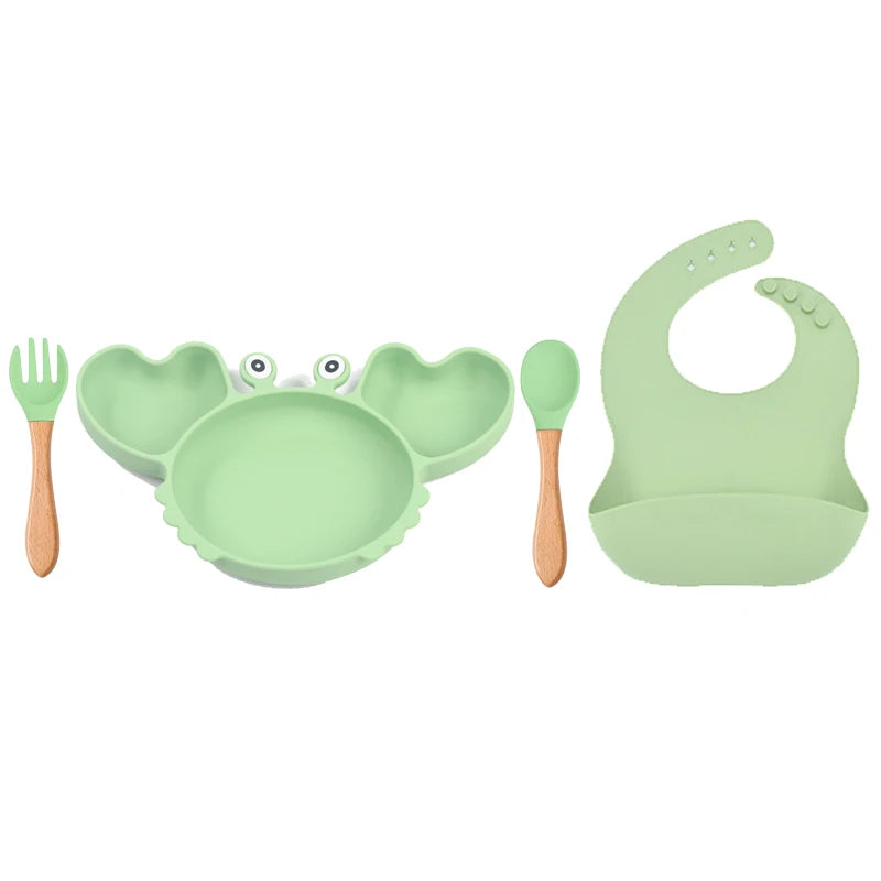Crab Suction Bowl & Tableware Set