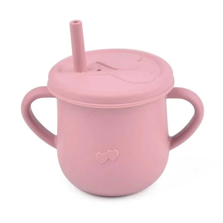 GABYSTEE™ Silicone Sippy Cup & Snack Container – 200ml, BPA-Free