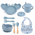 GABYSTEE™ Silicone Crab Suction Bowl & Tableware Set