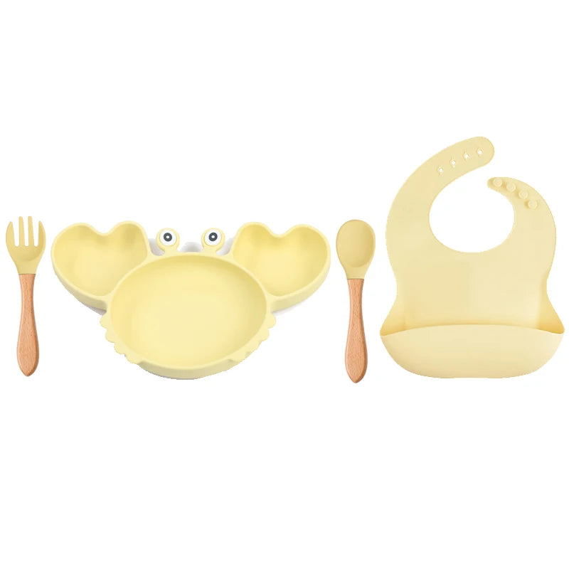 Crab Suction Bowl & Tableware Set
