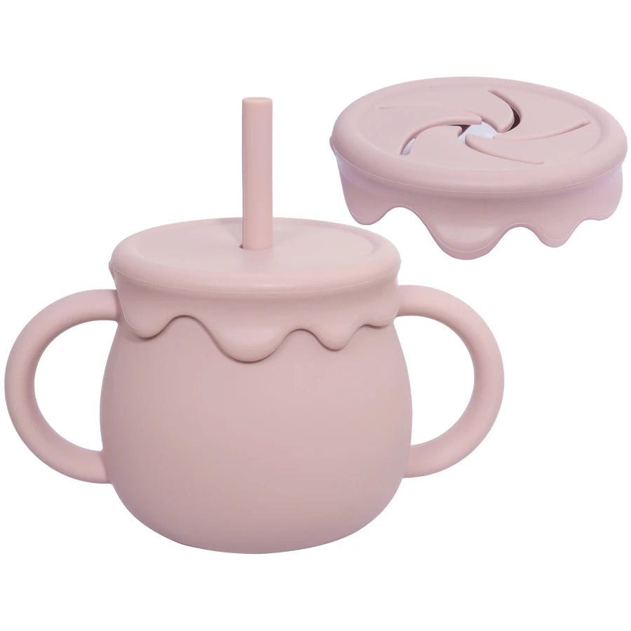 GABYSTEE™ Baby Sippy Cup & Solid Food Container – Portable Toddler Drinkware