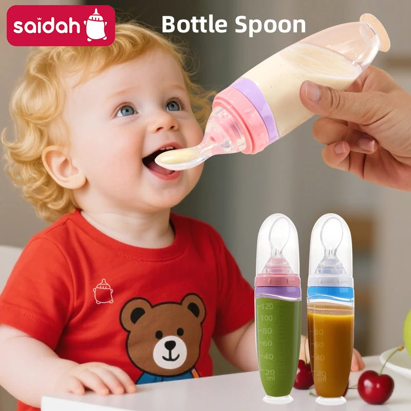 GABYSTEE™ Silicone Squeeze Food Feeder with Spoon
