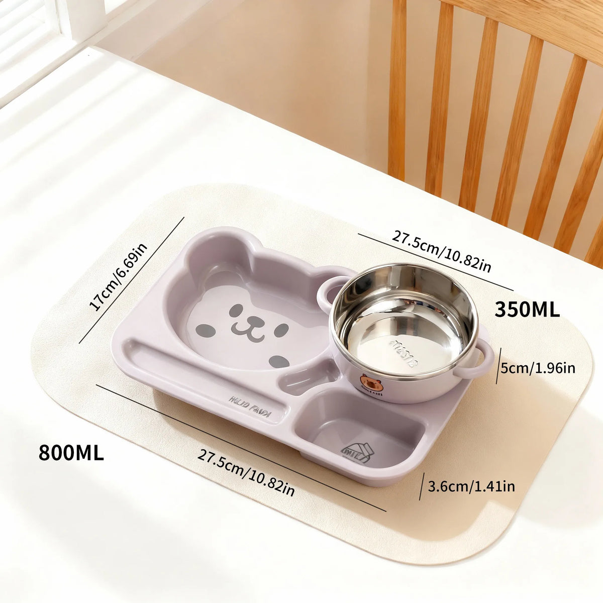 GABYSTEE™ Kids Divided Dinner Plate