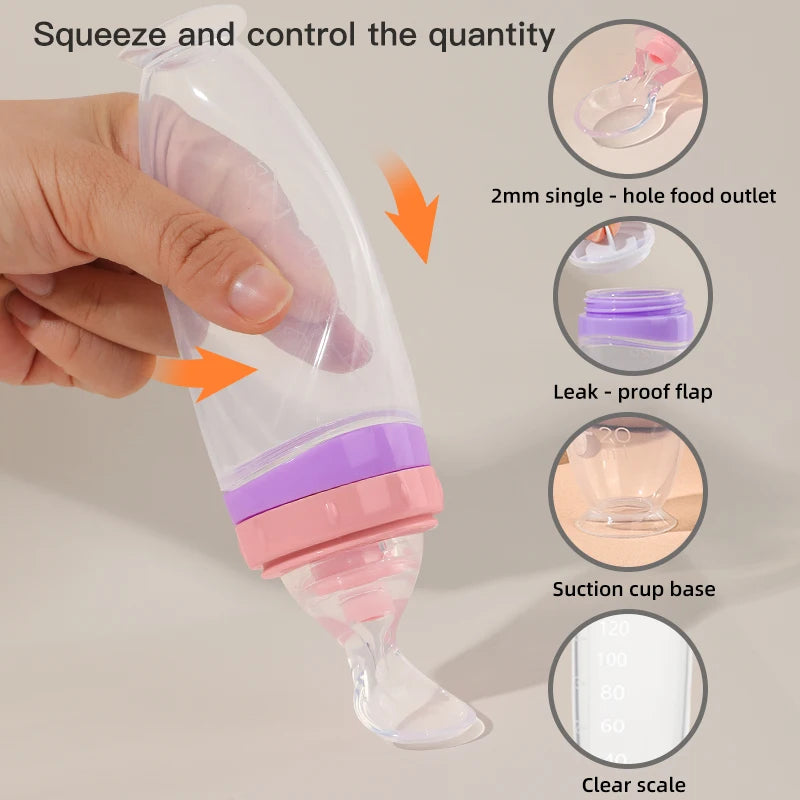 GABYSTEE™ Silicone Squeeze Food Feeder with Spoon