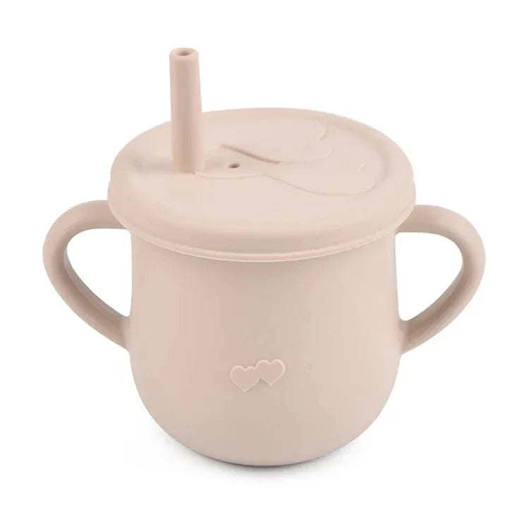 GABYSTEE™ Silicone Sippy Cup & Snack Container – 200ml, BPA-Free