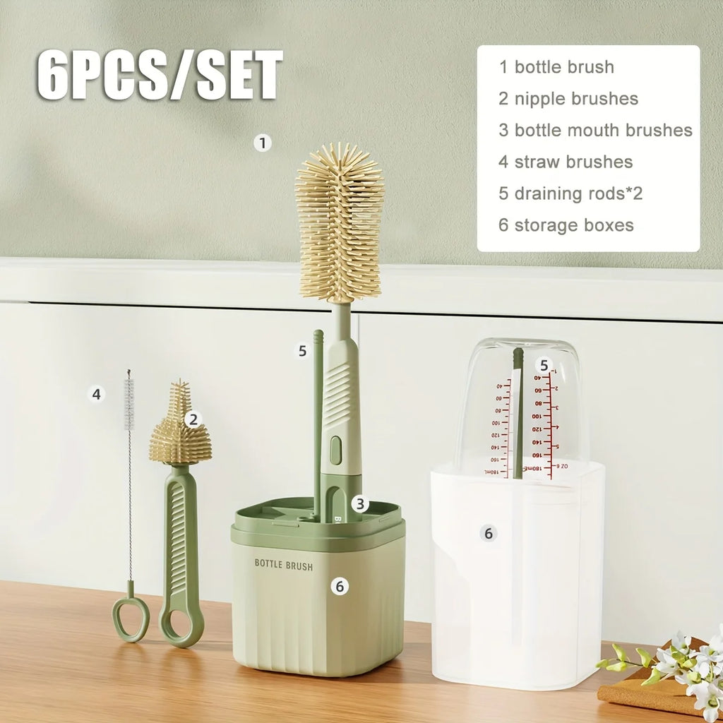 GABYSTEE™ Silicone Bottle Brush Cleaning Set