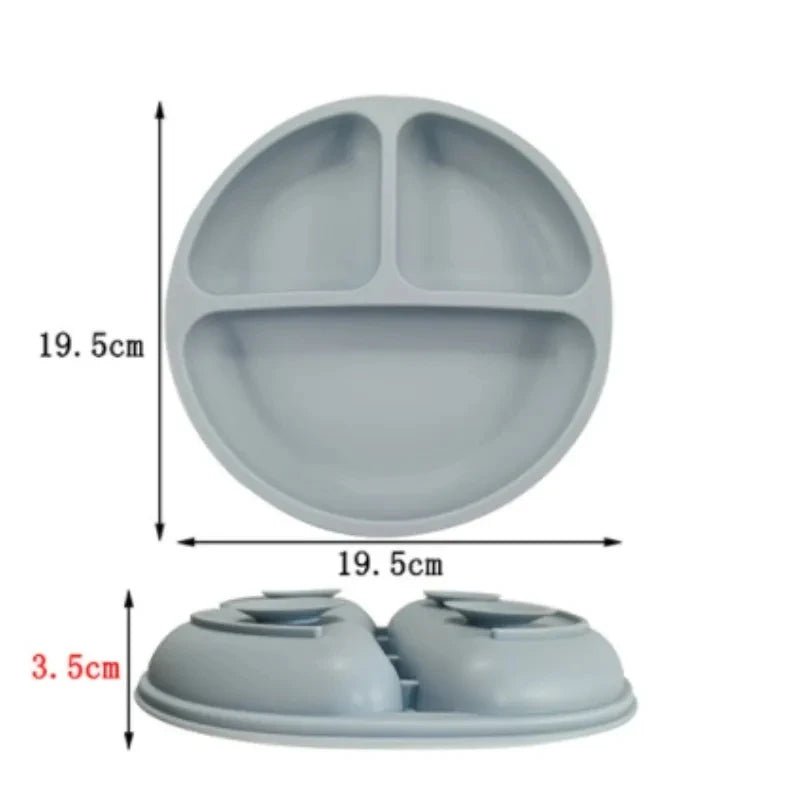 GABYSTEE™ Silicone Baby Suction Plate & Tableware Set