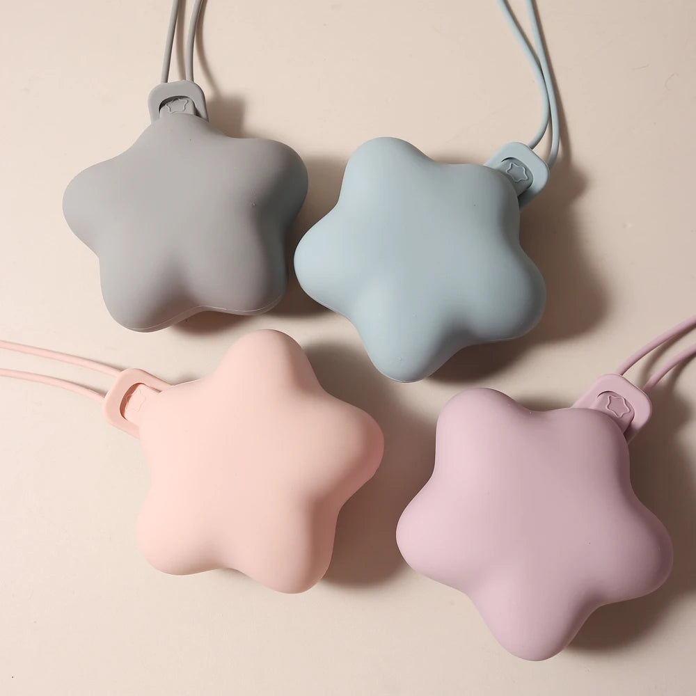 GABYSTEE™ Starfish Silicone Pacifier Case – Portable Baby Soother Storage Pouch