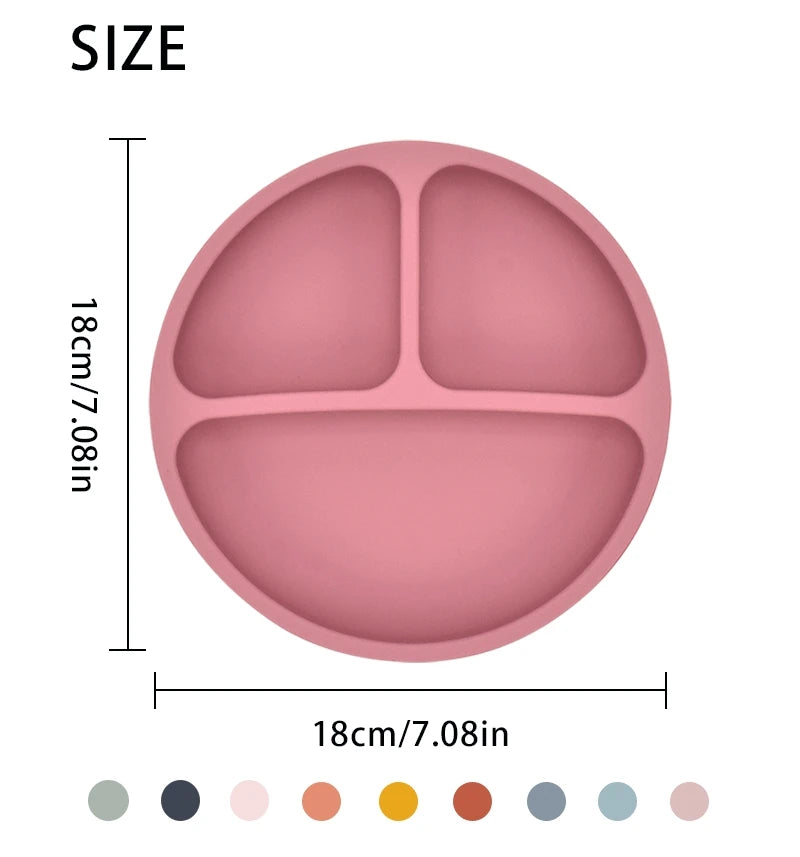 GABYSTEE™ Smile Face Silicone Tableware Set