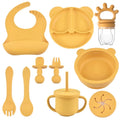 9-Piece BPA-Free Silicone Baby Feeding Set