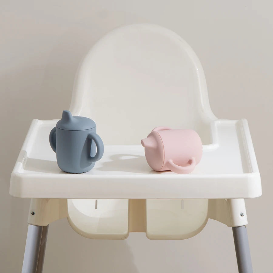 GABYSTEE™ Silicone Baby Learning Cup with Handle – Portable & BPA-Free