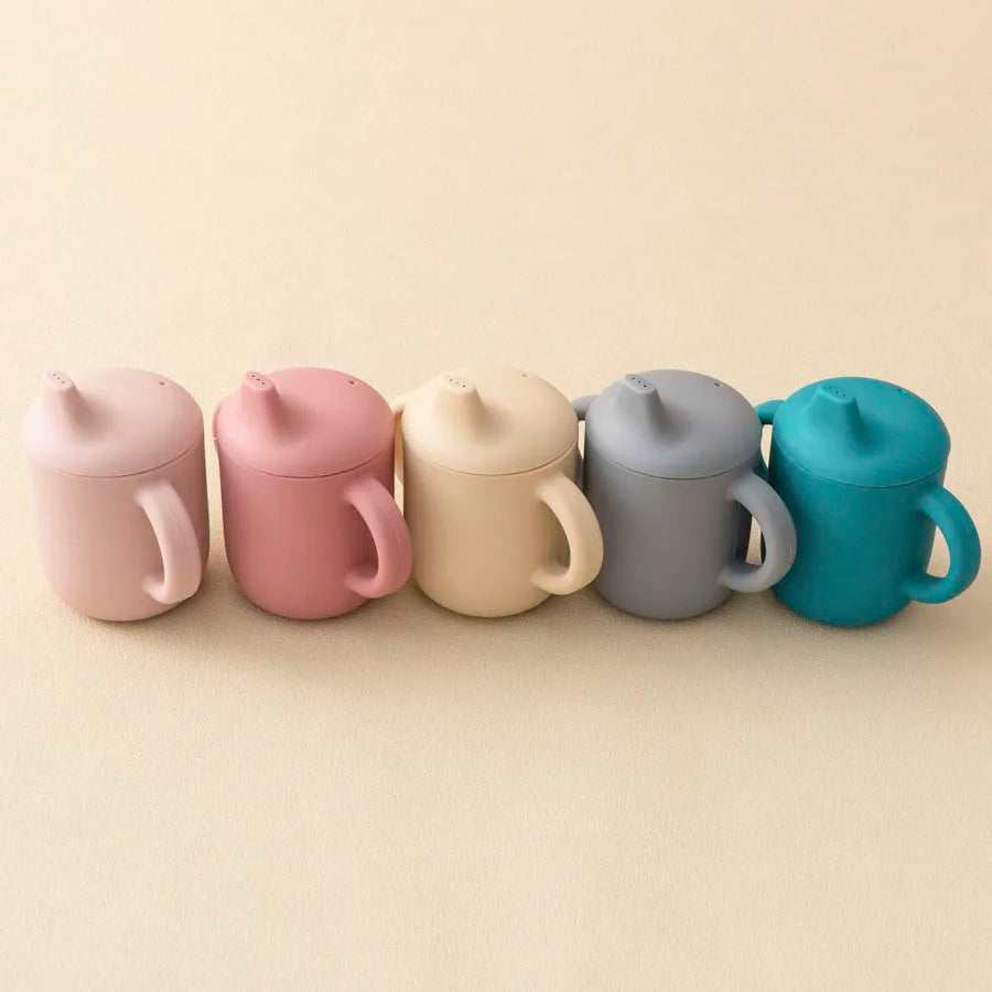 GABYSTEE™ Silicone Baby Learning Cup with Handle – Portable & BPA-Free
