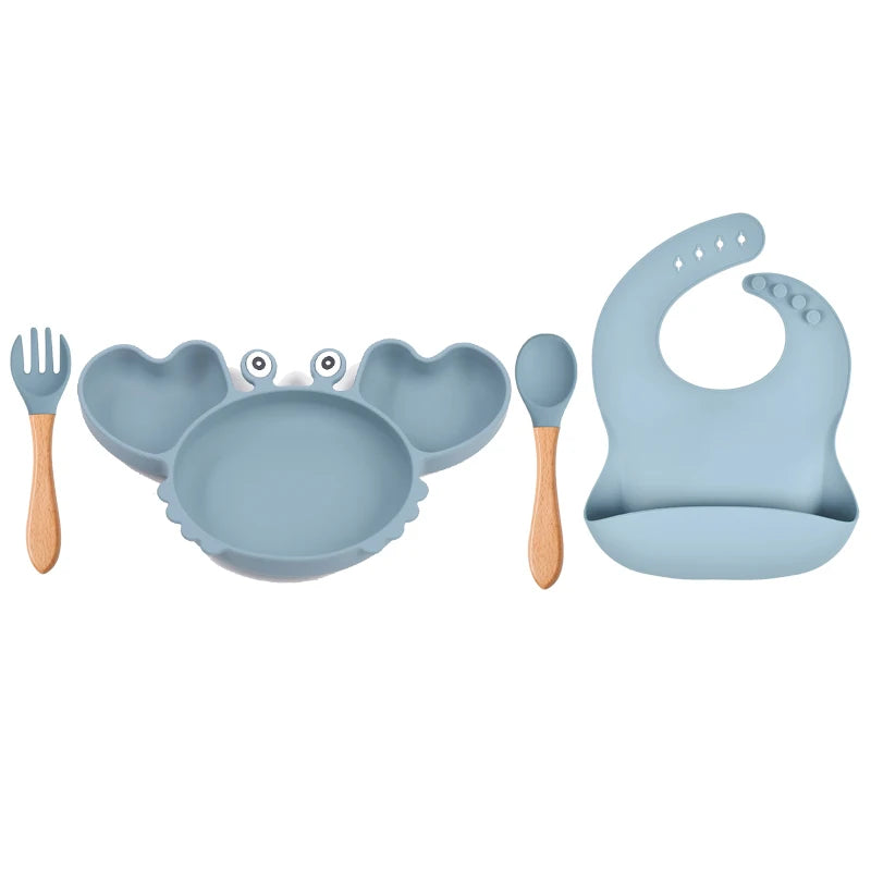 Crab Suction Bowl & Tableware Set