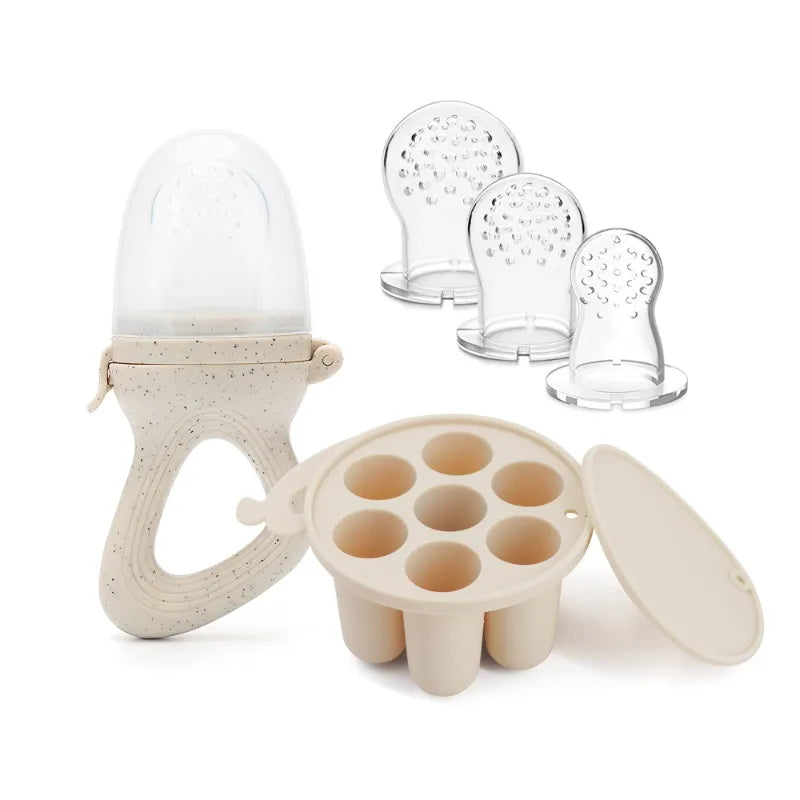 GABYSTEE™ Silicone Fruit Feeder & Freezer Tray Set (5-Piece)