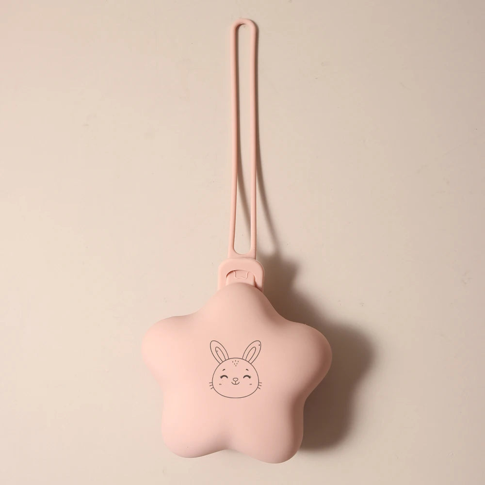 Starfish Silicone Pacifier Case – Portable Baby Soother Storage Pouch