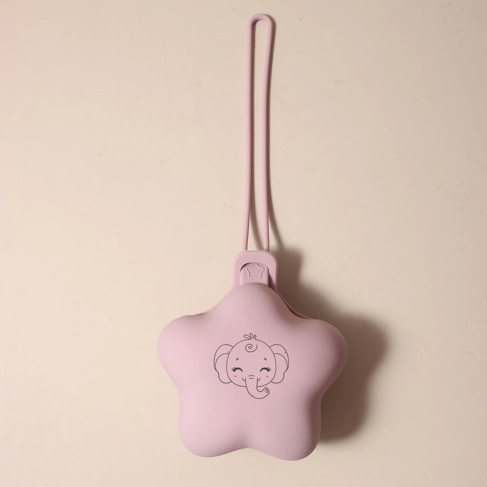 Starfish Silicone Pacifier Case – Portable Baby Soother Storage Pouch