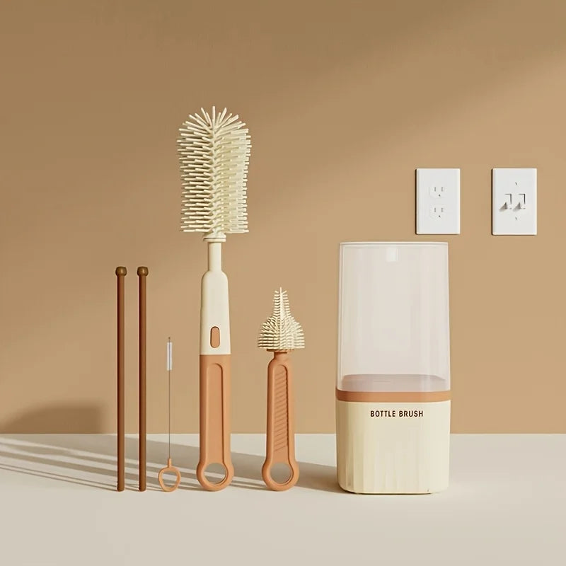 Silicone Bottle Brush Cleaning Set