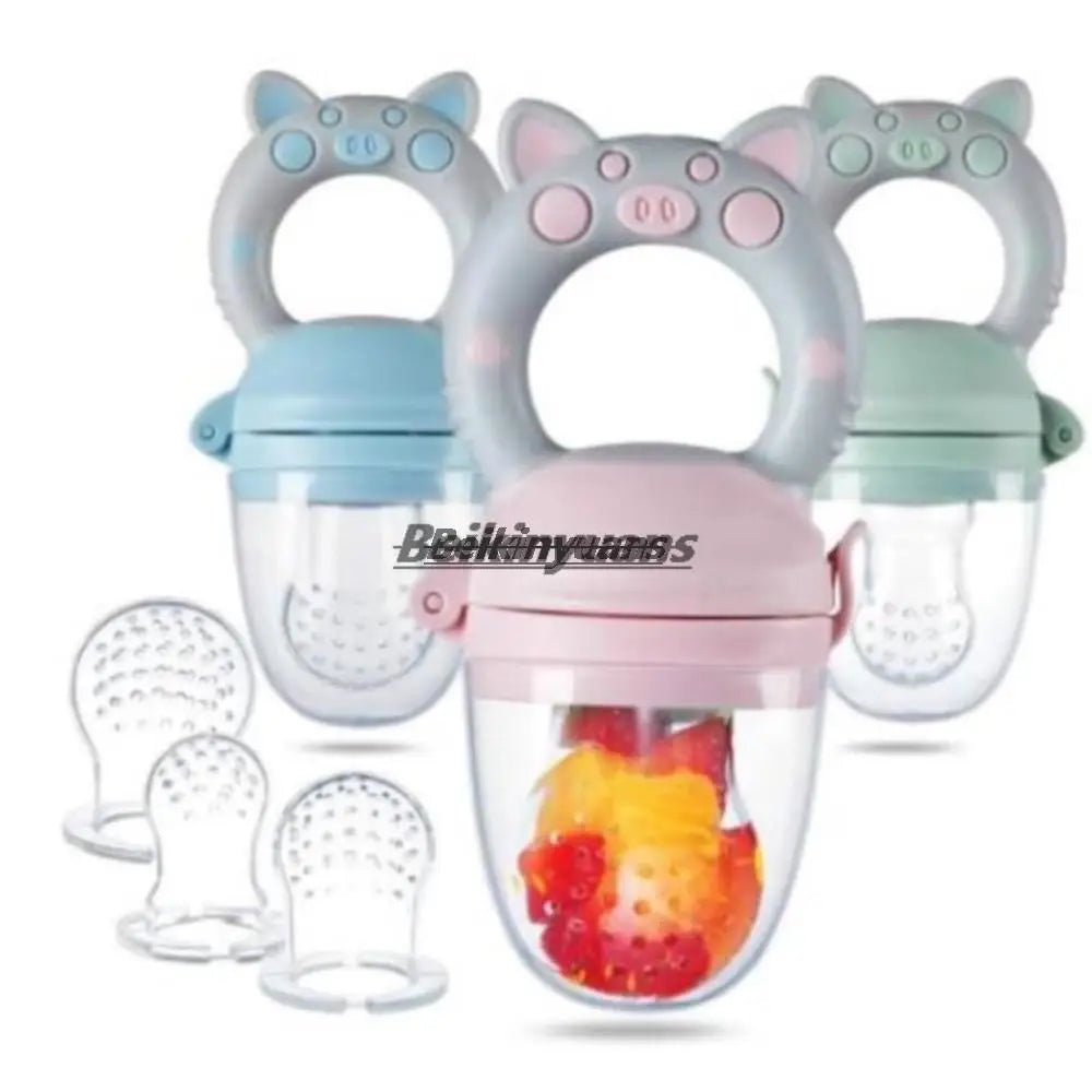 GABYSTEE™ Silicone Fruit & Veggie Baby Teether Pacifier